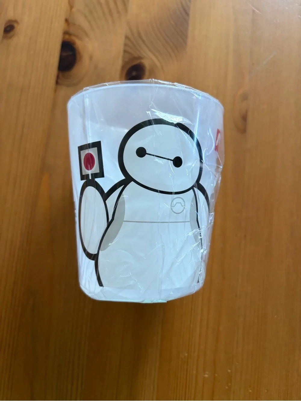 NWT Disney Baymax plastic cup